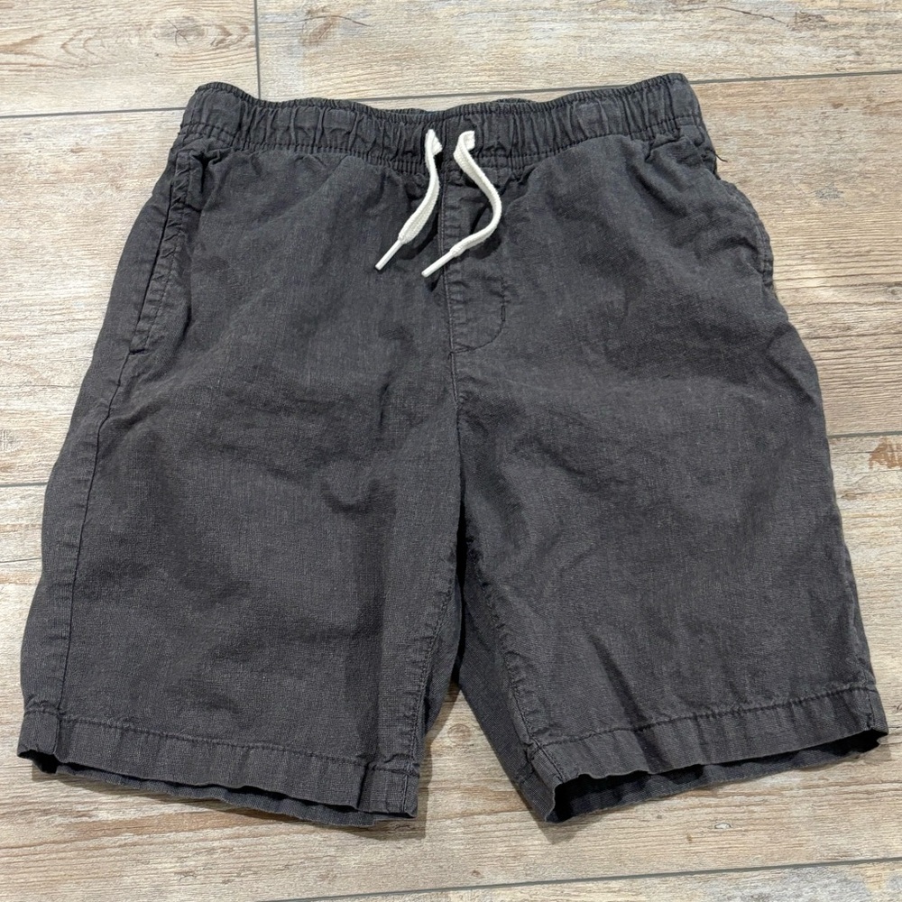 Old Navy Gray Relaxed-Fit Elastic Waist Shorts Size L 10/12